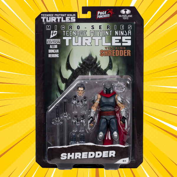 TMNT Shredder Page Punchers Actionfigur 2025 McFarlane kaufen | hoppla-stuff.de